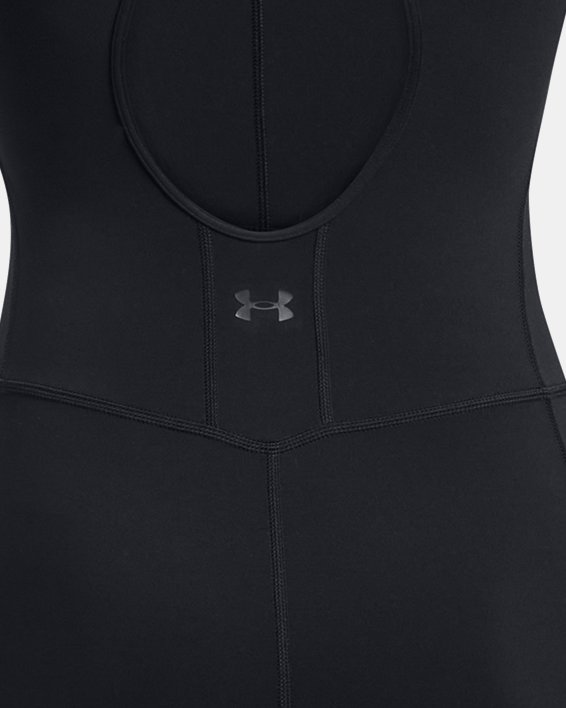 UA Meridian Shorts Bodysuit für Damen, Black, pdpMainDesktop image number 5