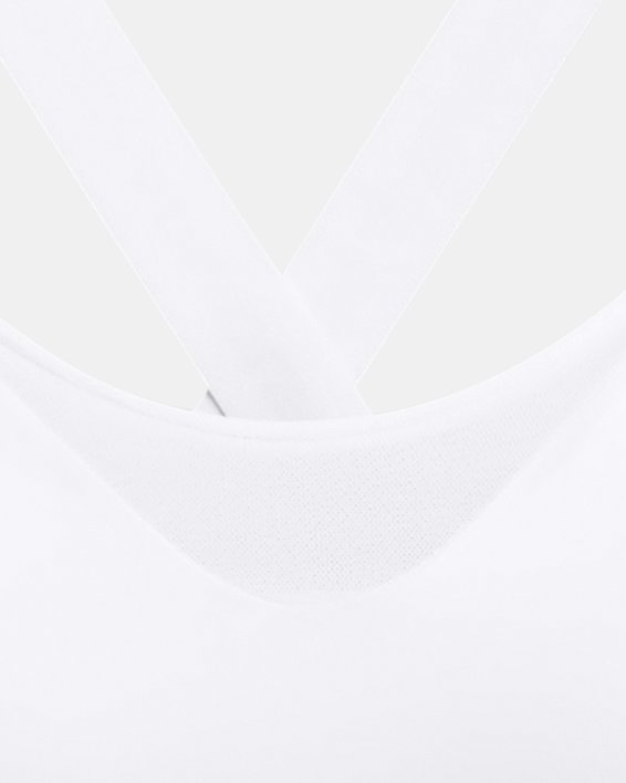 Brassière de sport UA Infinity 2.0 High pour femme, White, pdpMainDesktop image number 4