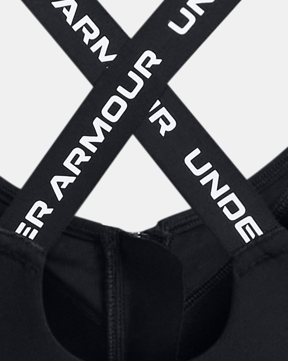 Brassière de sport zippée à maintien supérieur UA Infinity 2.0 pour femme, Black, pdpMainDesktop image number 5