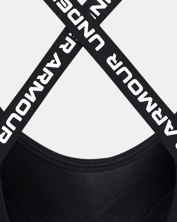 Sujetador deportivo de sujeción media UA Infinity 2.0 para mujer, Black, pdpMainDesktop image number 5