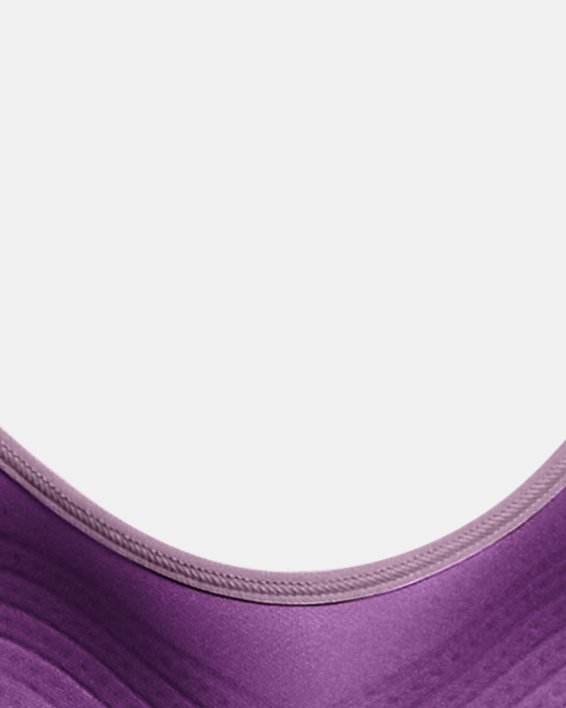 Sujetador deportivo de sujeción media UA Infinity 2.0 para mujer, Purple, pdpMainDesktop image number 5