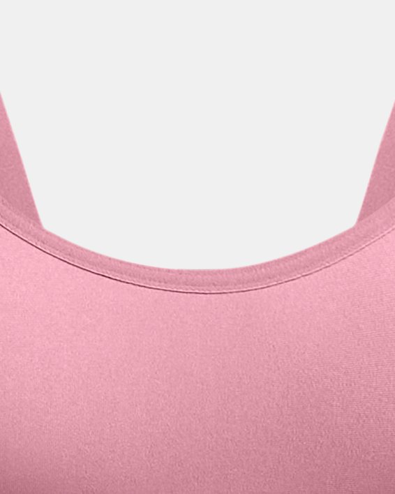 สปอร์ตบรา UA Infinity 2.0 Mid สำหรับผู้หญิง in Pink image number 4