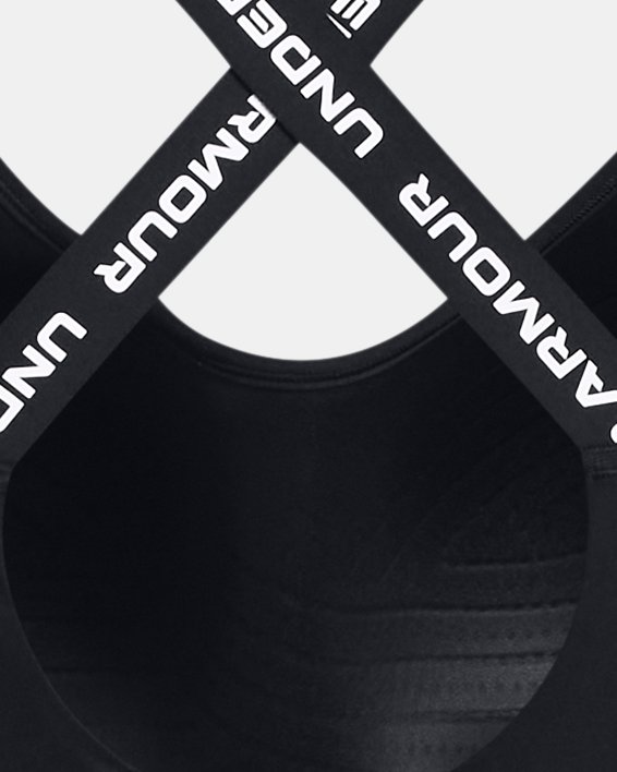 Sujetador deportivo de sujeción media UA Infinity 2.0 para mujer, Black, pdpMainDesktop image number 5