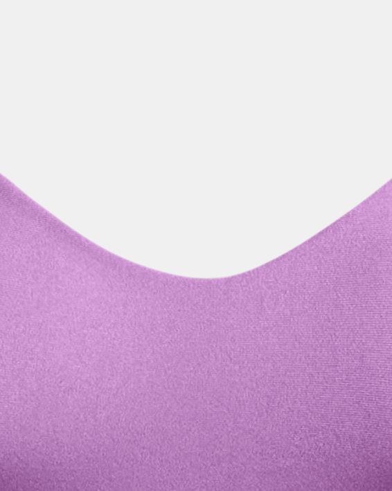 Brassière de sport UA Infinity 2.0 Low Strappy pour femme, Purple, pdpMainDesktop image number 4