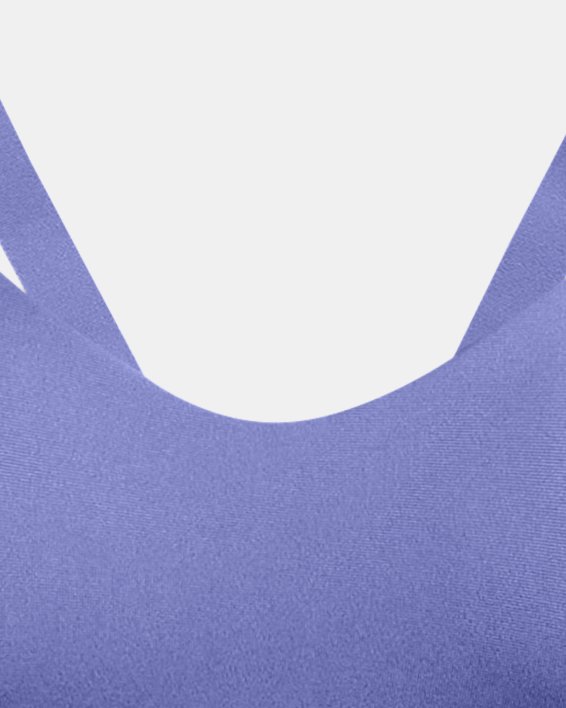 Bra deportivo con tirantes UA Infinity 2.0 Low para mujer, Purple, pdpMainDesktop image number 4