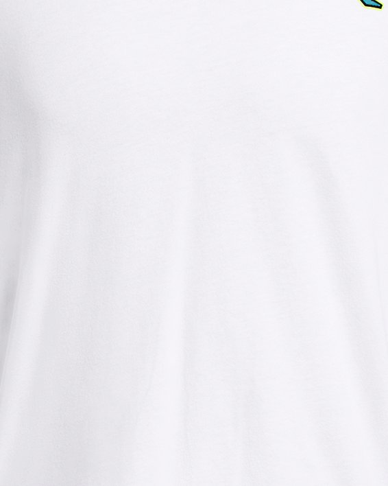 Haut à manches longues UA Launch pour homme, White, pdpMainDesktop image number 2