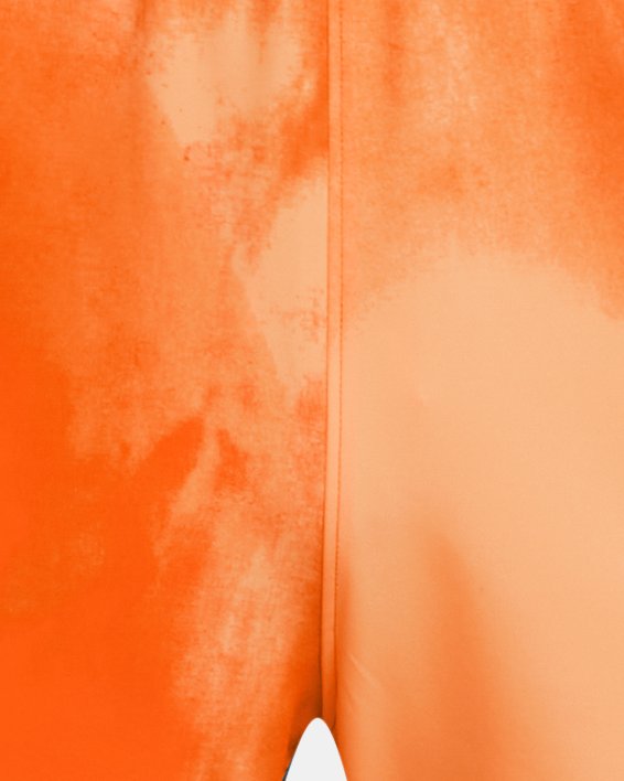 Men's Project Rock Ultimate 5" Training Printed Shorts, Orange, pdpMainDesktop image number 4