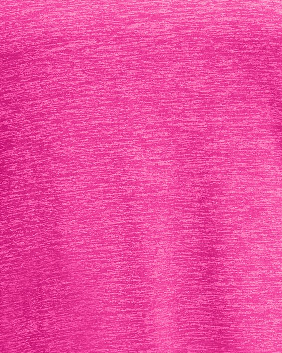 Haut à manches courtes col V UA Tech™ Twist pour femme, Pink, pdpMainDesktop image number 2