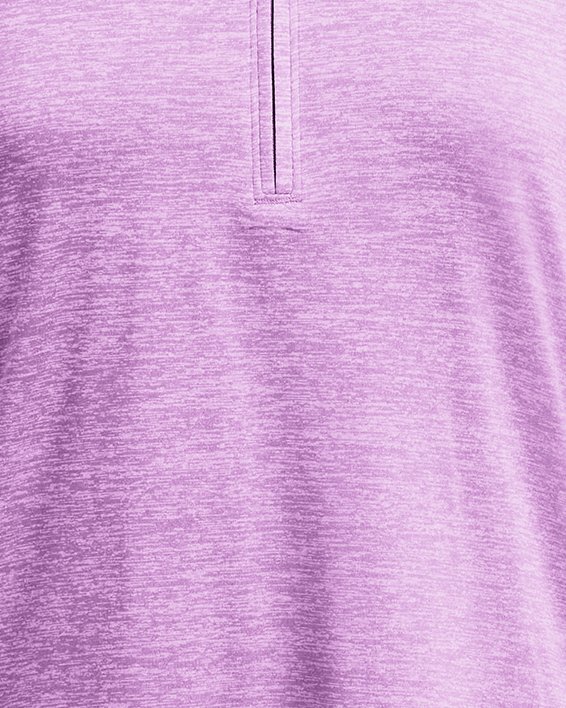 Women's UA Tech™ Twist ½ Zip, Purple, pdpMainDesktop image number 3
