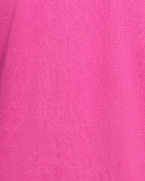 UA Tech™ Kurzarm-Oberteil mit V-Ausschnitt für Damen, Pink, pdpMainDesktop image number 3