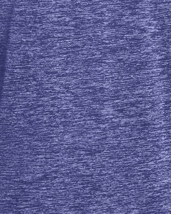 Women's UA Tech™ Twist Short Sleeve in Purple image number 3