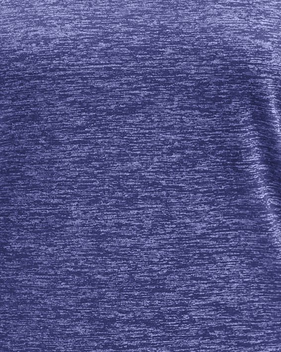 Women's UA Tech™ Twist Short Sleeve in Purple image number 2