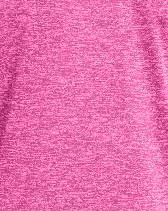 Maglia a maniche corte UA Tech™ Twist da donna, Pink, pdpMainDesktop image number 3