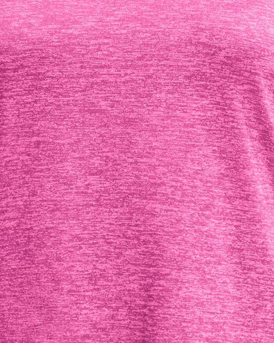 Damska koszulka z krótkimi rękawami UA Tech™ Twist, Pink, pdpMainDesktop image number 2