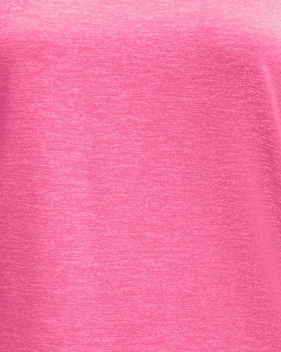 Women's UA Tech™ Twist Short Sleeve in Pink image number 2