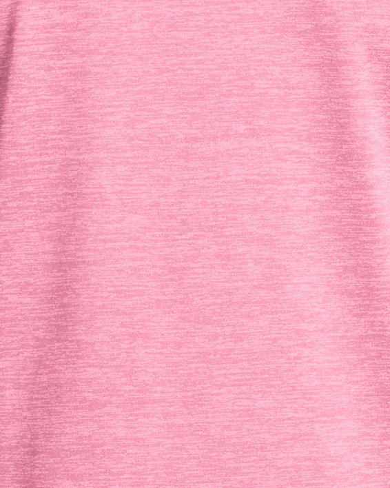 Women's UA Tech™ Twist Short Sleeve, Pink, pdpMainDesktop image number 3