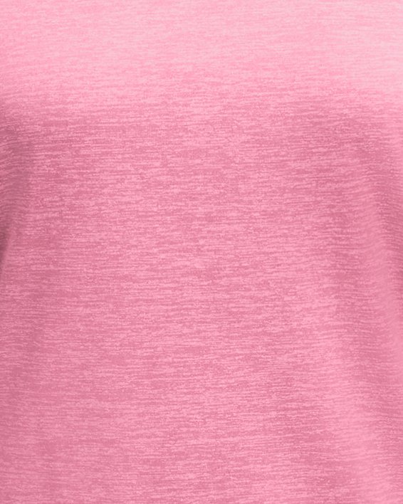 Women's UA Tech™ Twist Short Sleeve, Pink, pdpMainDesktop image number 2
