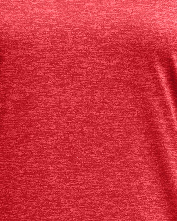 Women's UA Tech™ Twist Short Sleeve, Red, pdpMainDesktop image number 2