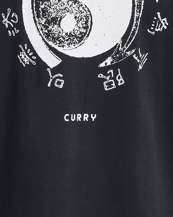 T-shirt voor heren Curry x Bruce Lee, Black, pdpMainDesktop image number 5