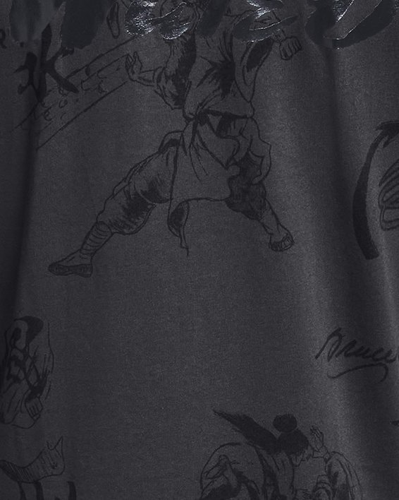 T-shirt voor heren Curry x Bruce Lee, Gray, pdpMainDesktop image number 5