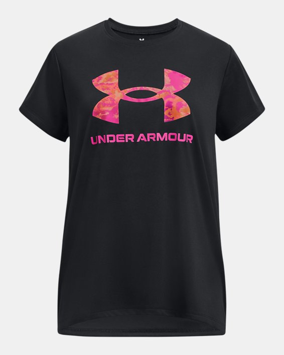 Girls' UA Tech™ Big Logo Short Sleeve (Extended Size)