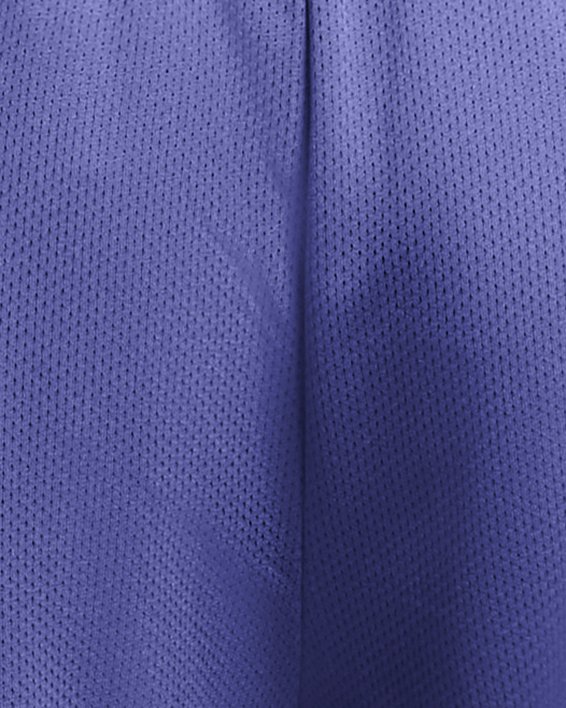 男士UA Tech™網眼布短褲 in Purple image number 1