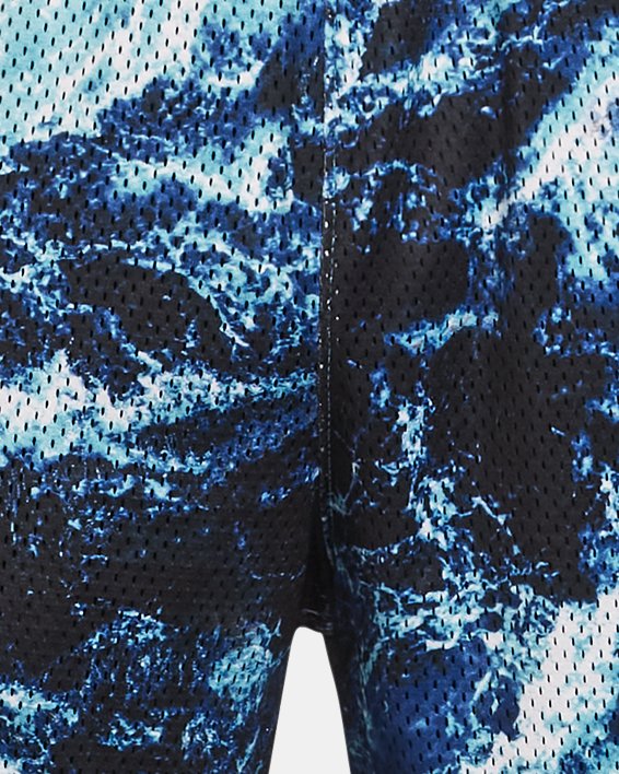 Men's Curry x Bruce Lee Lunar New Year 'Be Water' Mesh Shorts image number 4