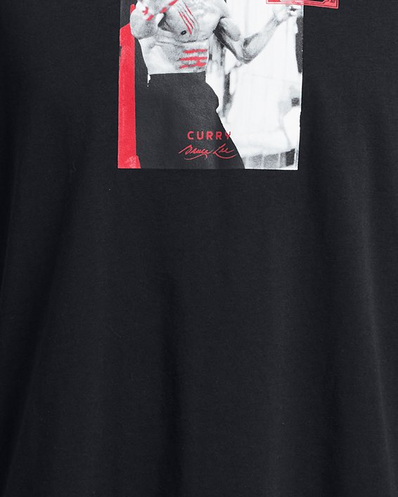 Men's Curry x Bruce Lee Lunar New Year 'Fire' Long Sleeve image number 3