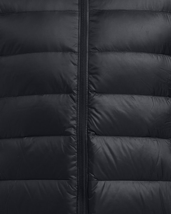 Men's UA Legend Down Hooded Jacket, Black, pdpMainDesktop image number 5