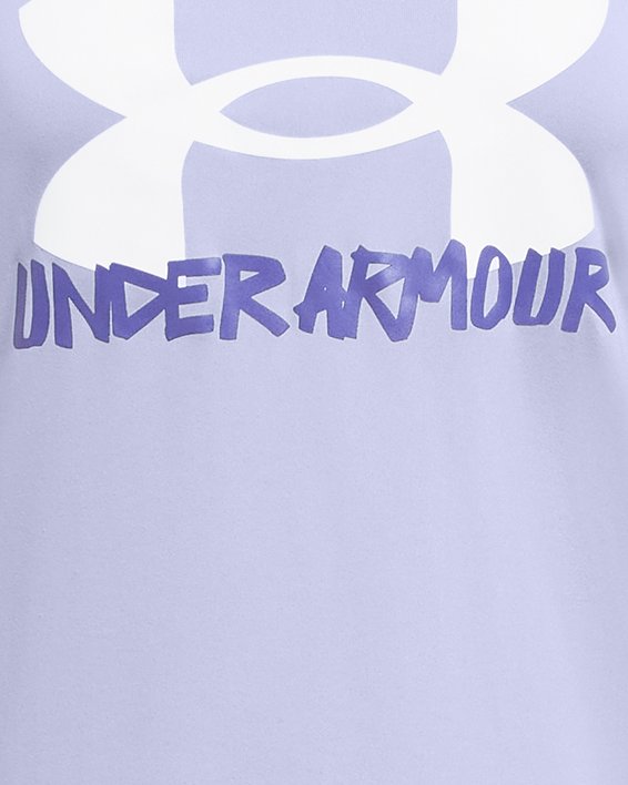 Women's UA Tech™ Marker Short Sleeve, Purple, pdpMainDesktop image number 2