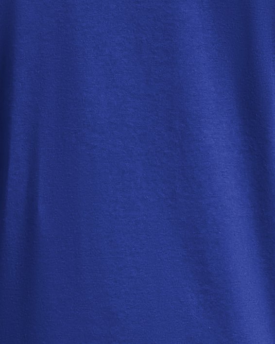 Boys' UA Get Pumped Basketball Short Sleeve in Blue image number 1