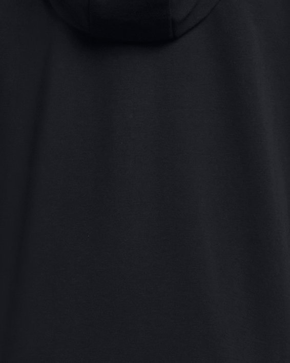 Damska bluza z kapturem i zamkiem na całej długości UA Rival Terry Oversized, Black, pdpMainDesktop image number 3