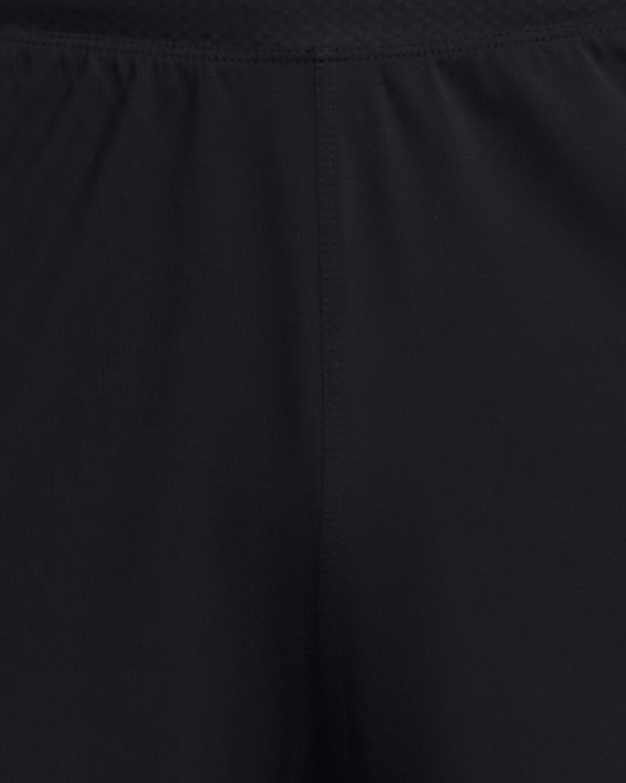 Men's UA Pro Run Split Shorts, Black, pdpMainDesktop image number 4