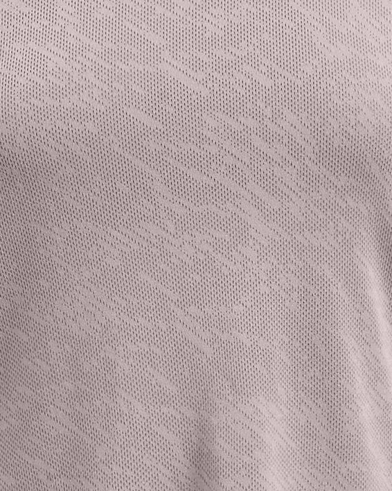 Women's UA Launch Camo Short Sleeve, Gray, pdpMainDesktop image number 3