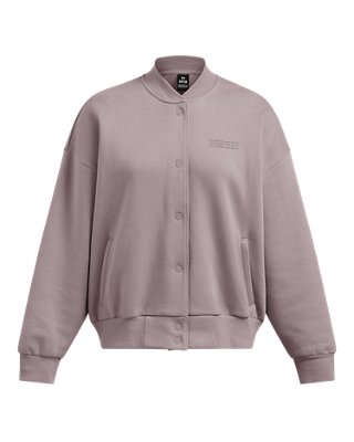 Chamarra UA Icon Flc Varsity, Gray, pdpMainDesktop image number 4