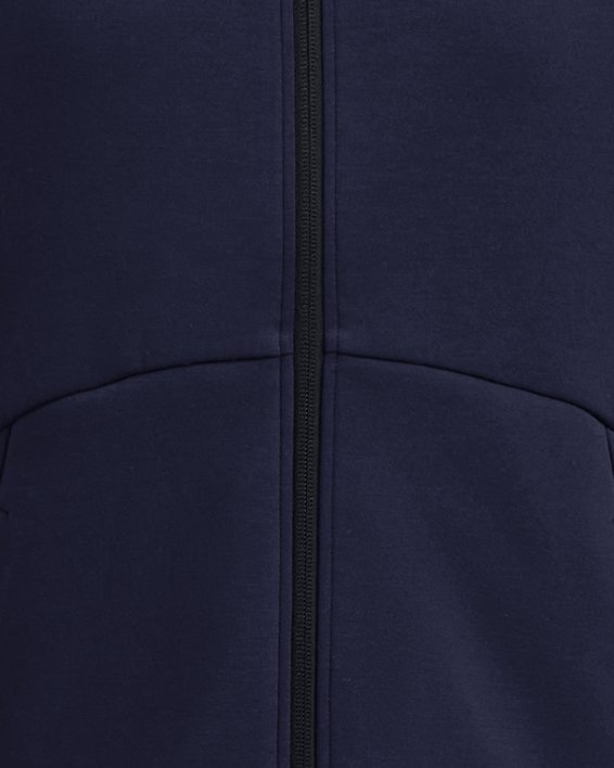 Boys' UA Unstoppable Fleece Full-Zip, Blue, pdpMainDesktop image number 0