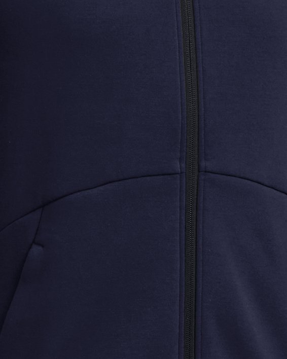 Boys' UA Unstoppable Fleece Full-Zip, Blue, pdpMainDesktop image number 2