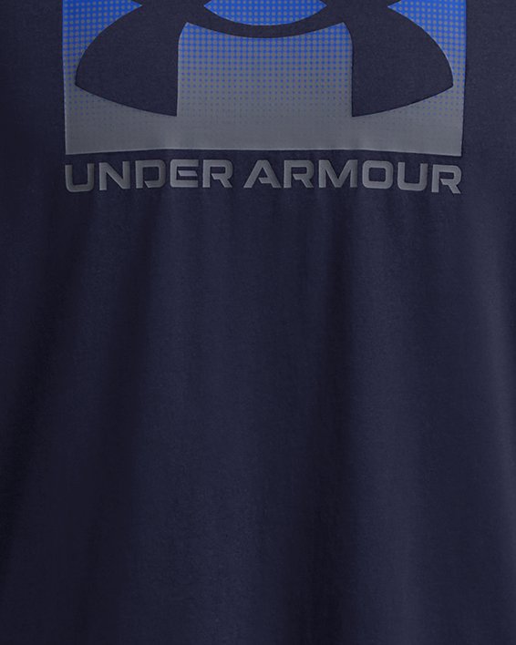 Men's UA Boxed Sports Short Sleeve, Blue, pdpMainDesktop image number 2