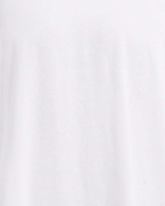 Men's UA Heavyweight Oversized SM Box Short Sleeve, White, pdpMainDesktop image number 3
