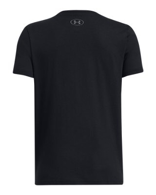 男童UA Basketball Hoop Crest短袖T恤 image number 1