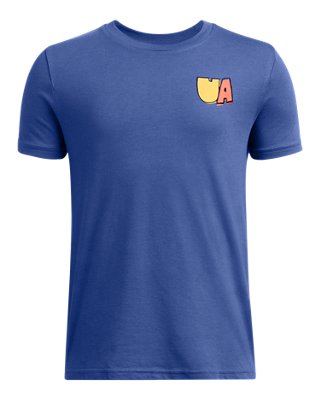 보이즈 UA BTS 카툰 레터 반팔