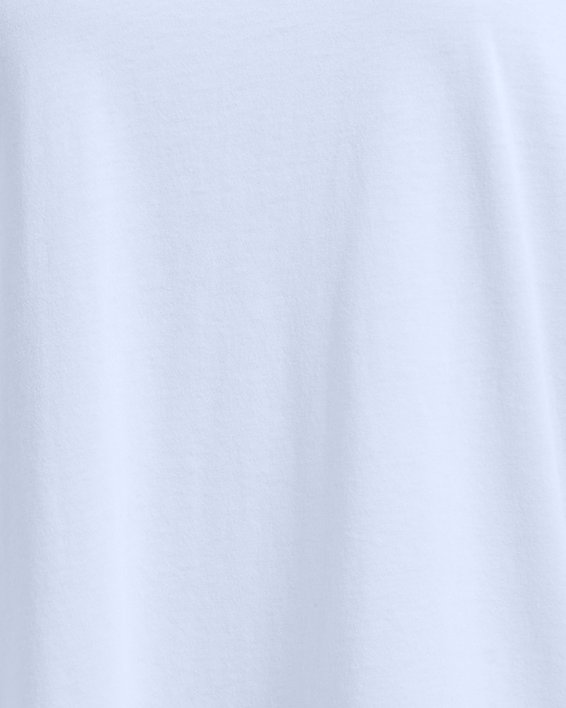 Women's UA BF Oversized Logo Short Sleeve, Blue, pdpMainDesktop image number 2