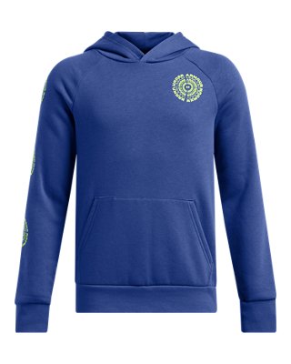 Boys' UA Rival Fleece Spiral Logo Hoodie