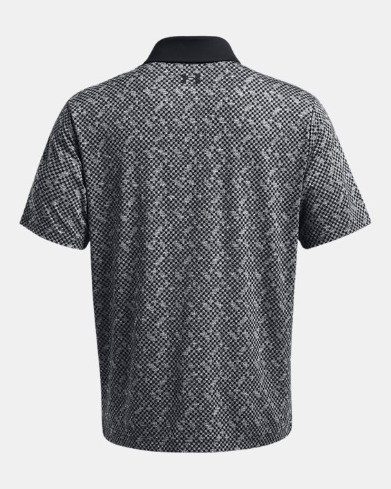 Under Armour Playoff 3.0 Check Jacquard Golf Polo Shirt - Black/White Under Armour Playoff 3.0 Check Jacquard Golf Polo Shirt - Black/White