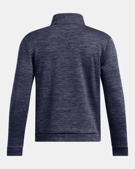Under Armour Drive Midlayer Junior Golf Pullover - Steel/Pitch Grey Under Armour Drive Midlayer Junior Golf Pullover - Steel/Pitch Grey
