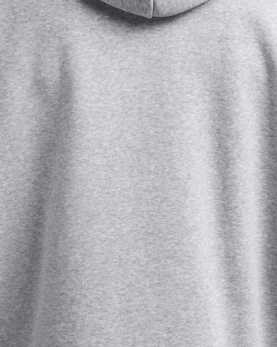 Men's UA Icon Fleece Oversized Hoodie, Gray, pdpMainDesktop image number 5