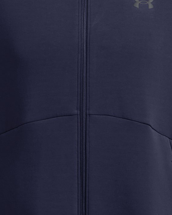 Men's UA Unstoppable Fleece Full-Zip Hoodie, Blue, pdpMainDesktop image number 3