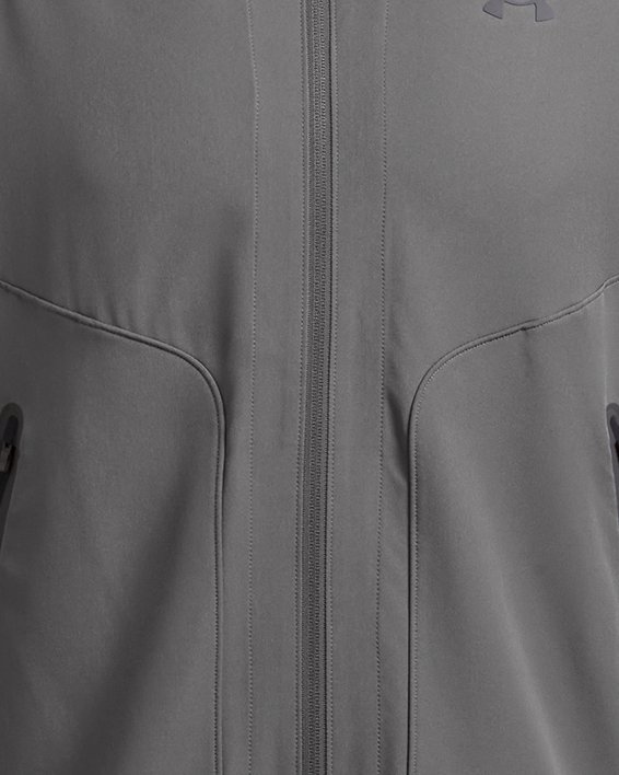 Men's UA Unstoppable Left Chest Jacket, Gray, pdpMainDesktop image number 5