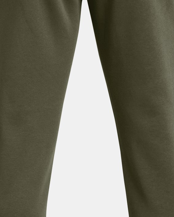 Men's UA Icon Fleece Taping Joggers, Green, pdpMainDesktop image number 6