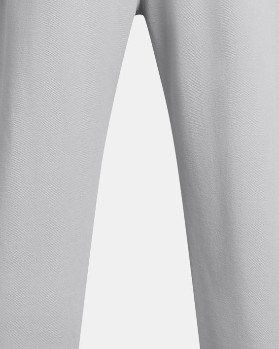 Men's UA Rival Fleece Textured Sliced 'N Diced Pants, Gray, pdpMainDesktop image number 5